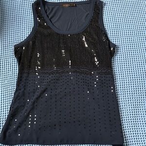 Royal Blue Sequin Tank Top